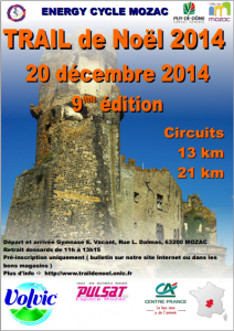 Trail de Noël "A l’assaut de Tournoël " @ Mozac - gymnase Vacant | Mozac | Auvergne | France