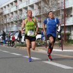 sprint entre Nico Batisson et Didier Trinque au bout des 10 km