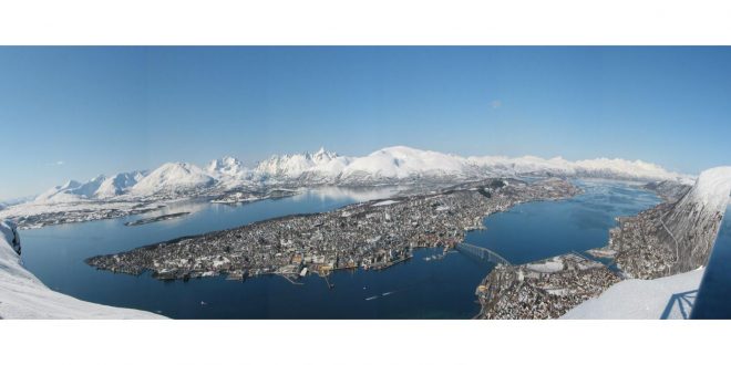 Marathon de minuit à Tromso  (300 km au-dessus du cercle polaire Arctique) Norvège 18/6/2018